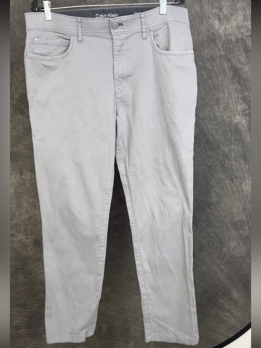 Calvin Klein Infinite Flex Waist Skinny Pants | Gray | 36x30